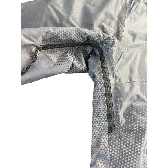 The North Face Women Fusestorm Dot Matrix Gray‎ Black Jacket With Hood Size M - Picture 5 of 14